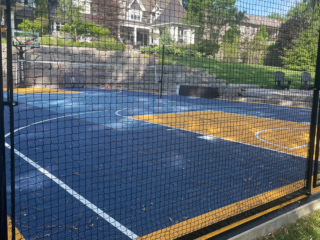 Backyard sports court design and build services